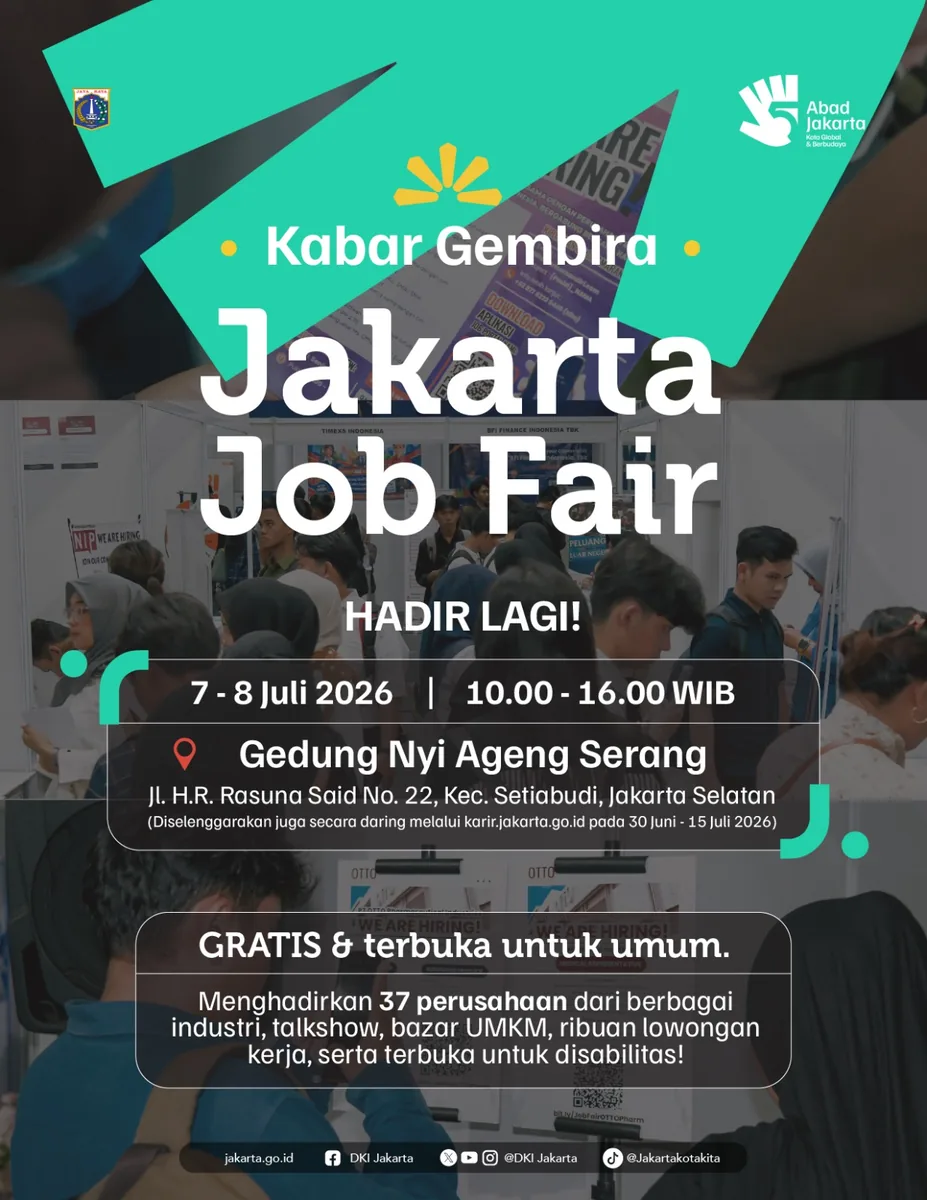Job Fair Kabupaten Alor 2026 (Suku Dinas TKTE Wilayah Kabupaten Alor Barat) : 7-8 Juli 2026
